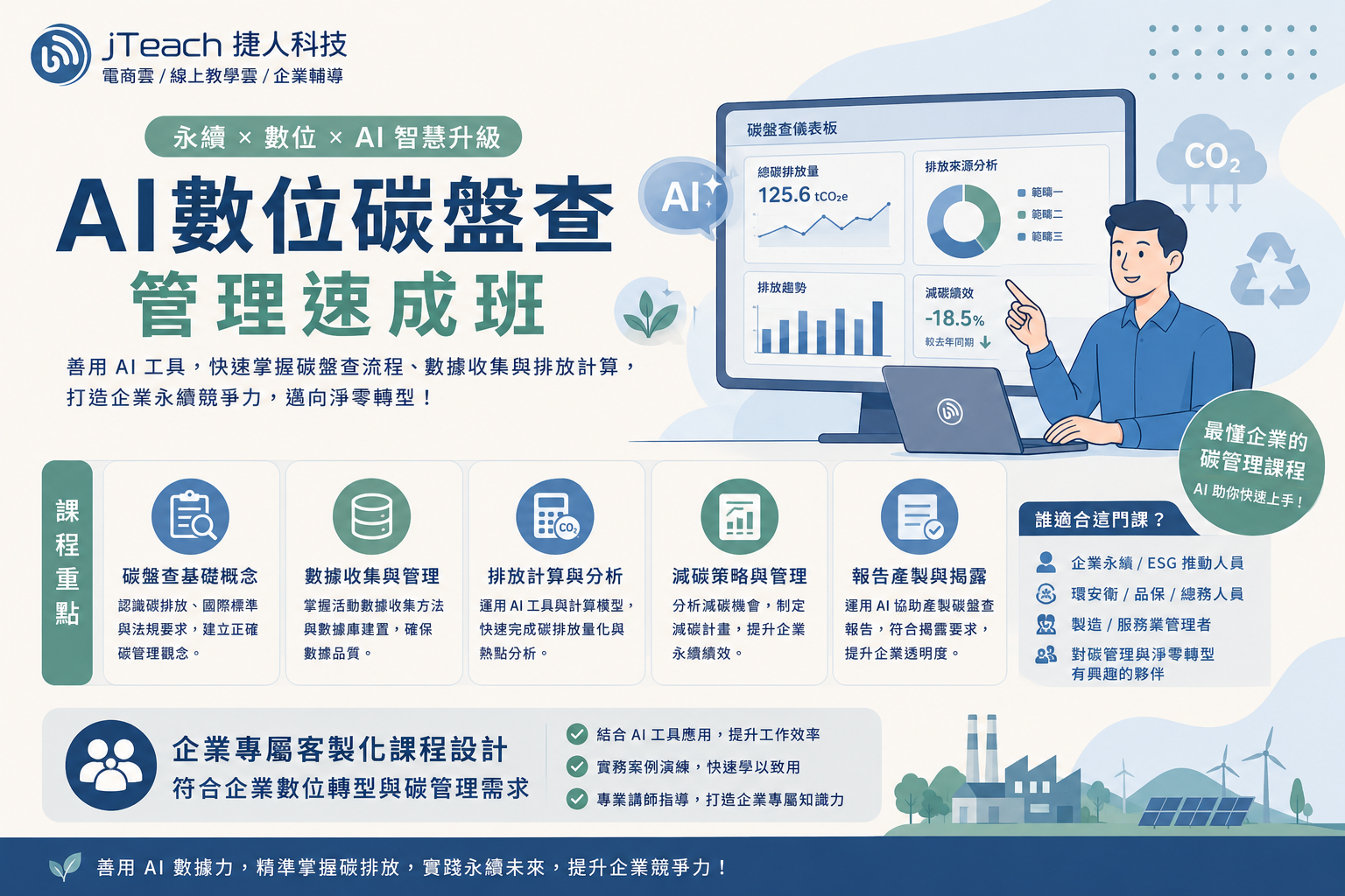 AI數位碳盤查管理速成班
